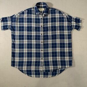 Madewell Blue Plaid Shirt XS